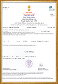 Trademark Certificate - UMG-400
